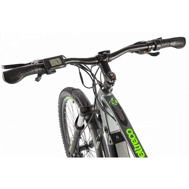 Электровелосипед Eltreco Ultra MAX Серо-зеленый фото1