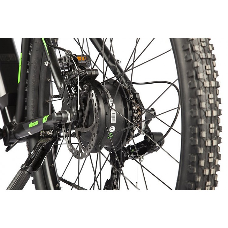 Электровелосипед Eltreco Ultra MAX Серо-зеленый фото8
